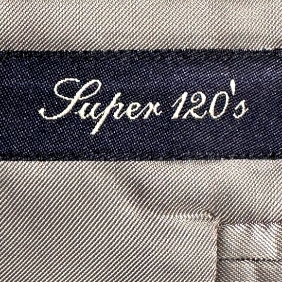 CANALI Made in Italy 40L US Gray Mens Blazer Sport Coat Jacket SUPER120*S Wool - Picture 13 of 16